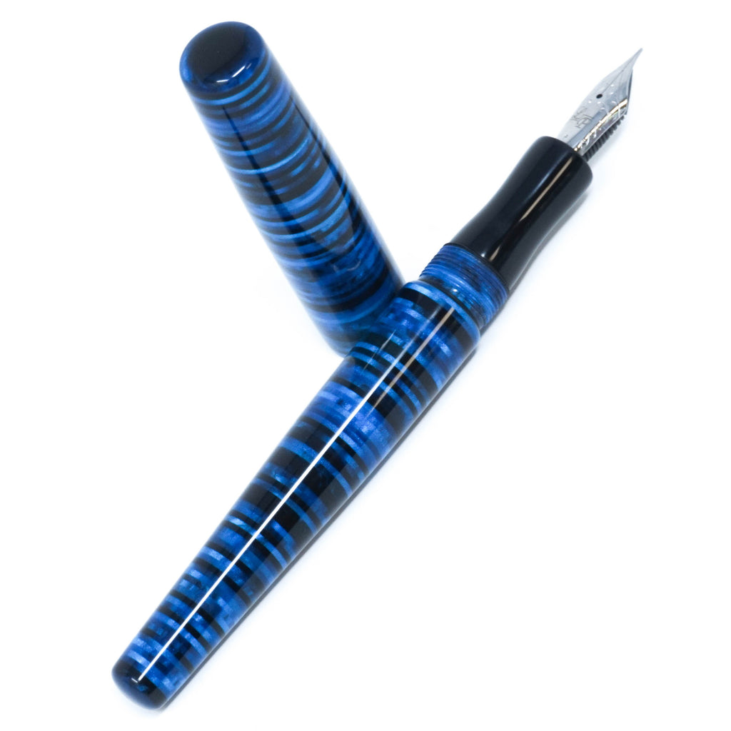 Tribute to 'Parker Vacumatic' Blue Loft Bespoke Fountain Pen JoWo/Bock #6