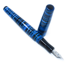 Load image into Gallery viewer, Tribute to 'Parker Vacumatic' Blue Loft Bespoke Fountain Pen JoWo/Bock #6