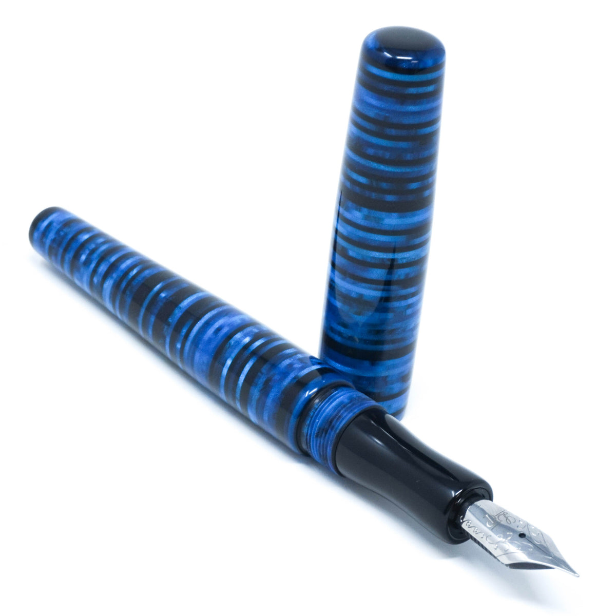 Tribute to 'Parker Vacumatic' Blue Loft Bespoke Fountain Pen JoWo/Bock #6
