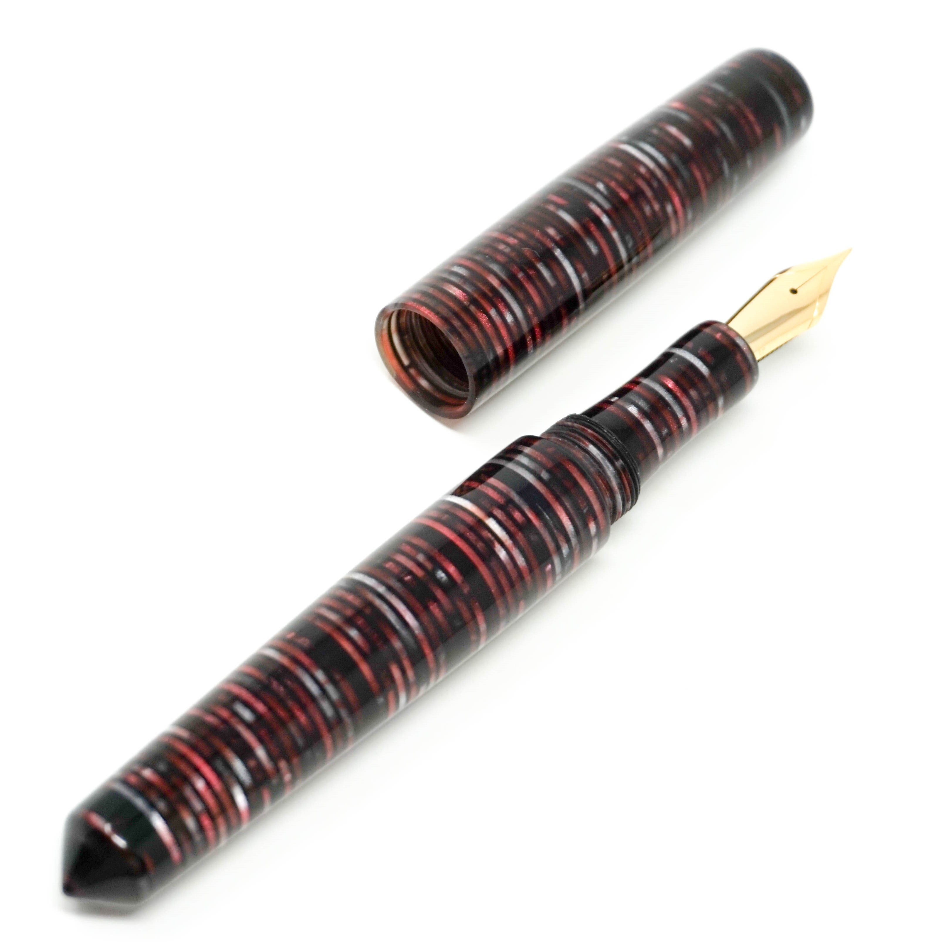 Tribute to 'Parker Vacumatic' Red Loft Bespoke Fountain Pen JoWo/Bock #6