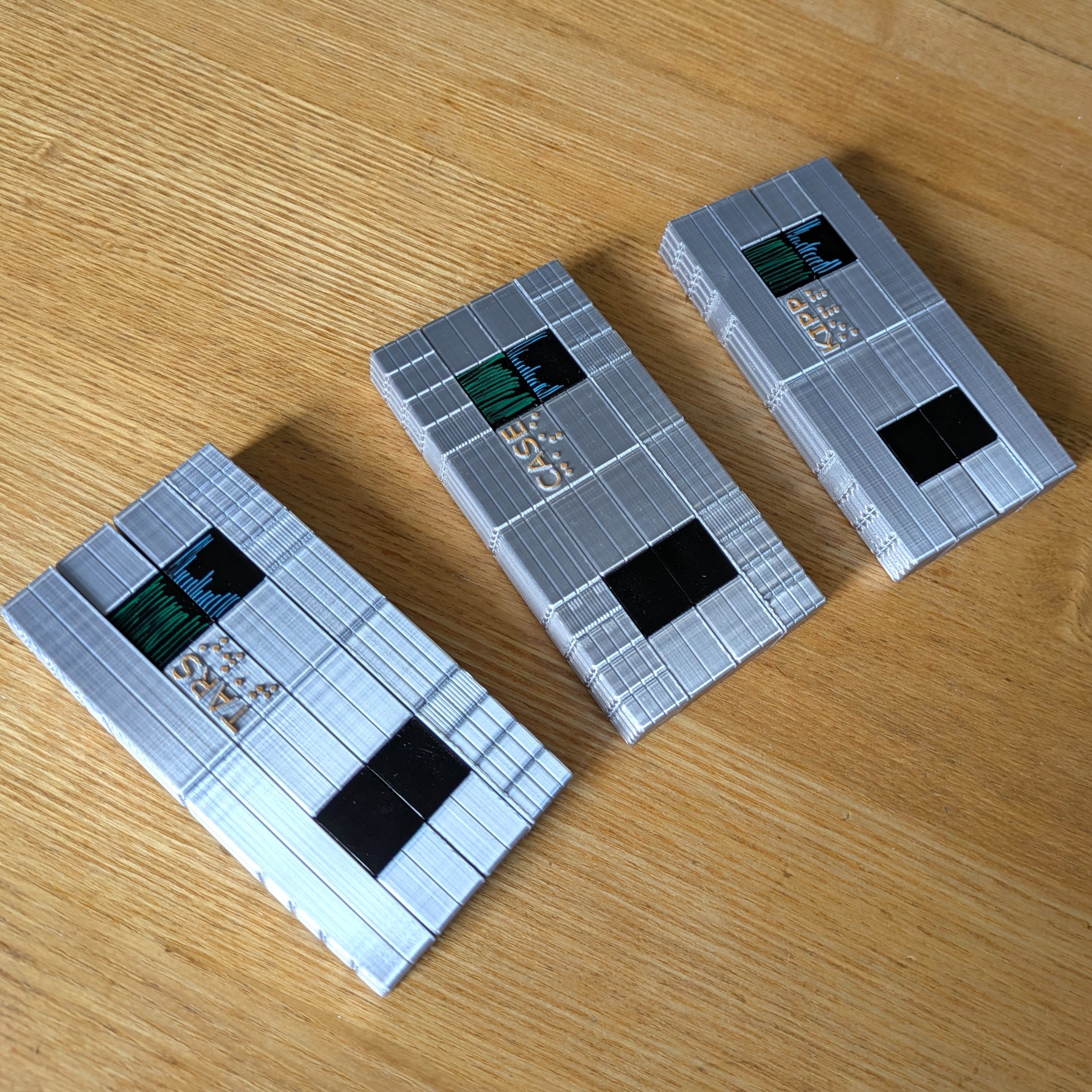 Interstellar Movie - TARS, CASE, & KIPP Robot Custom Model Figure Adjustable Collectable