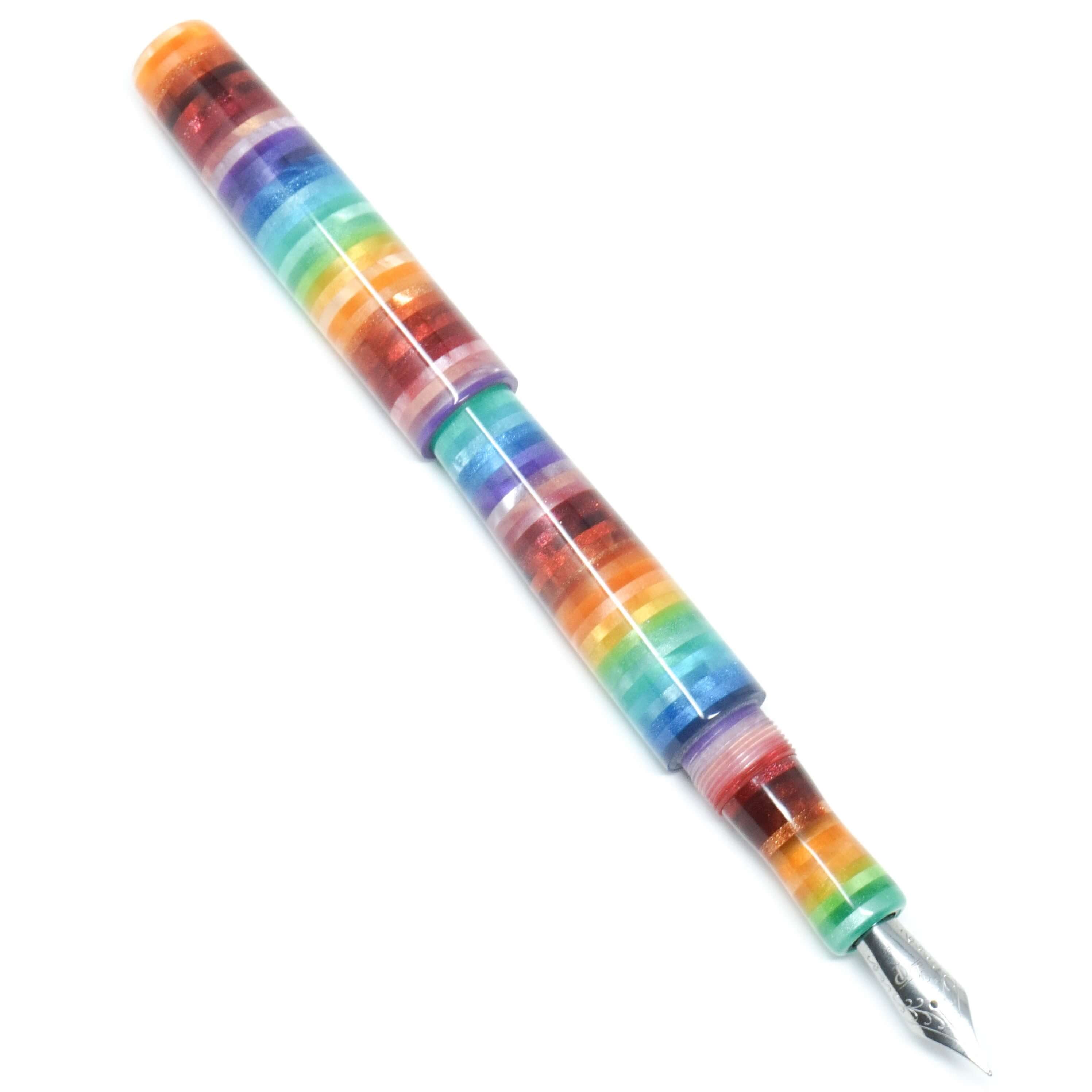 Jelly Bean Glenwood Rainbow Loft Bespoke Fountain Pen JoWo/Bock #6