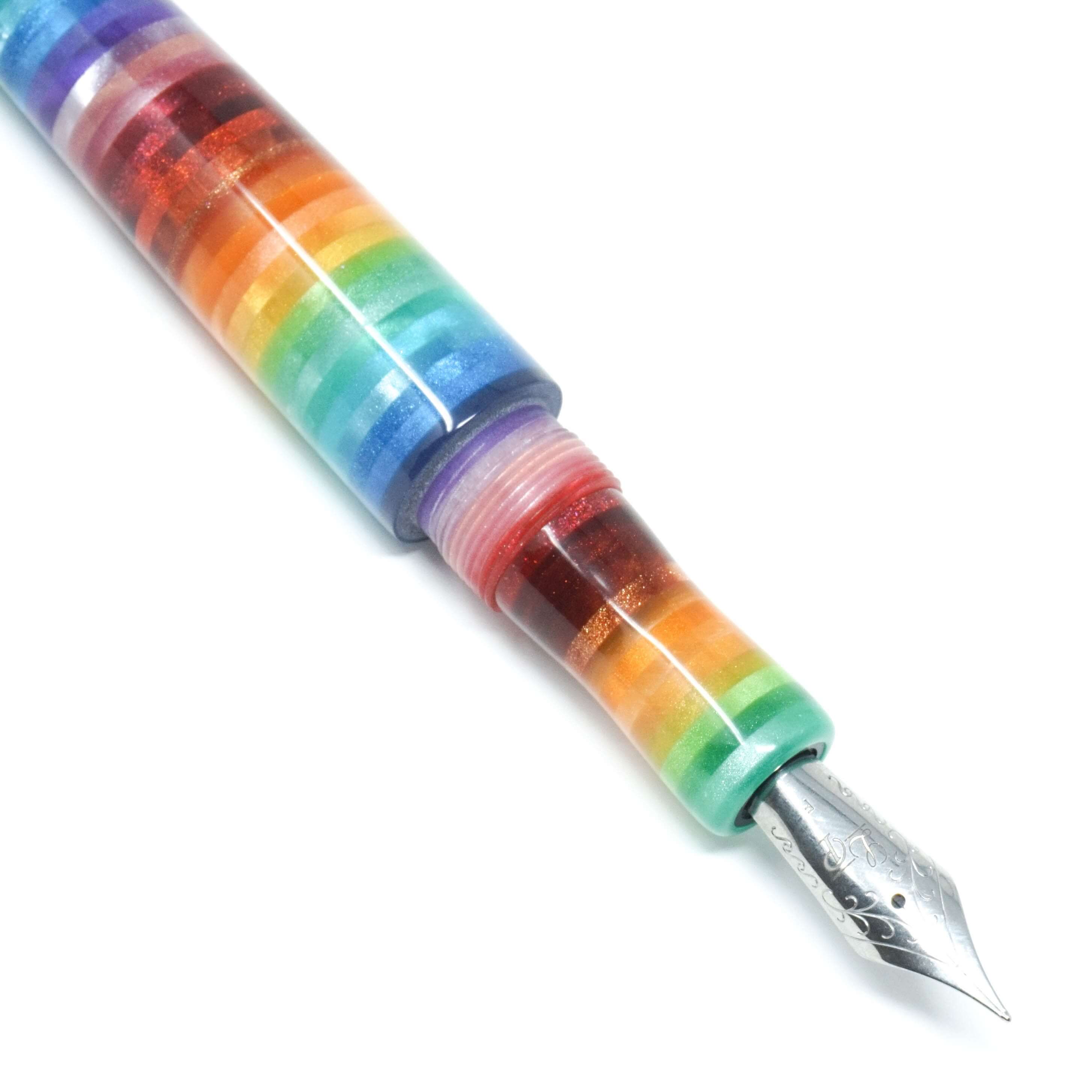 Jelly Bean Glenwood Rainbow Loft Bespoke Fountain Pen JoWo/Bock #6