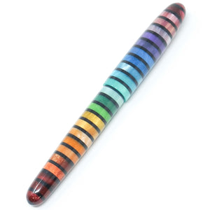 Jewel Tone Stripe 5 Winchester Rainbow Loft Bespoke Fountain Pen JoWo/Bock #6