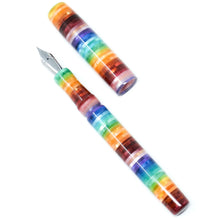 Load image into Gallery viewer, Jelly Bean 3 Highworth Rainbow Loft Bespoke Fountain Pen JoWo/Bock #6
