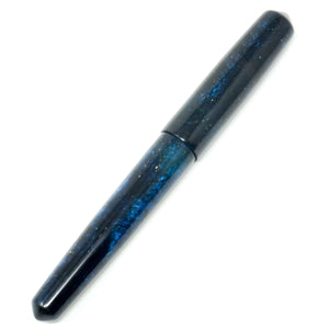 Enhanced Indigo & Blue Kingsbury Loft Bespoke Fountain Pen JoWo/Bock #6