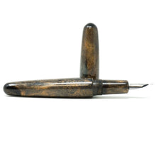 Load image into Gallery viewer, Antique Copper &amp; Black XL Grand Canterbury Loft Bespoke Fountain Pen JoWo/Bock #6