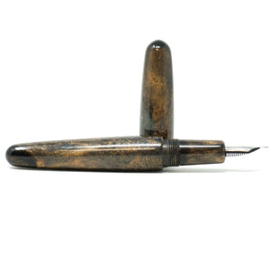 Antique Copper & Black XL Grand Canterbury Loft Bespoke Fountain Pen JoWo/Bock #6