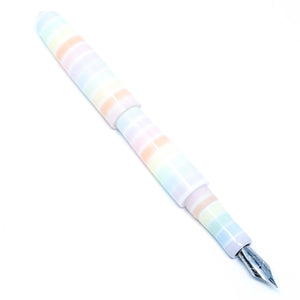 Pastel Tone Stripe Spreadbury Loft Bespoke Fountain Pen JoWo/Bock #6