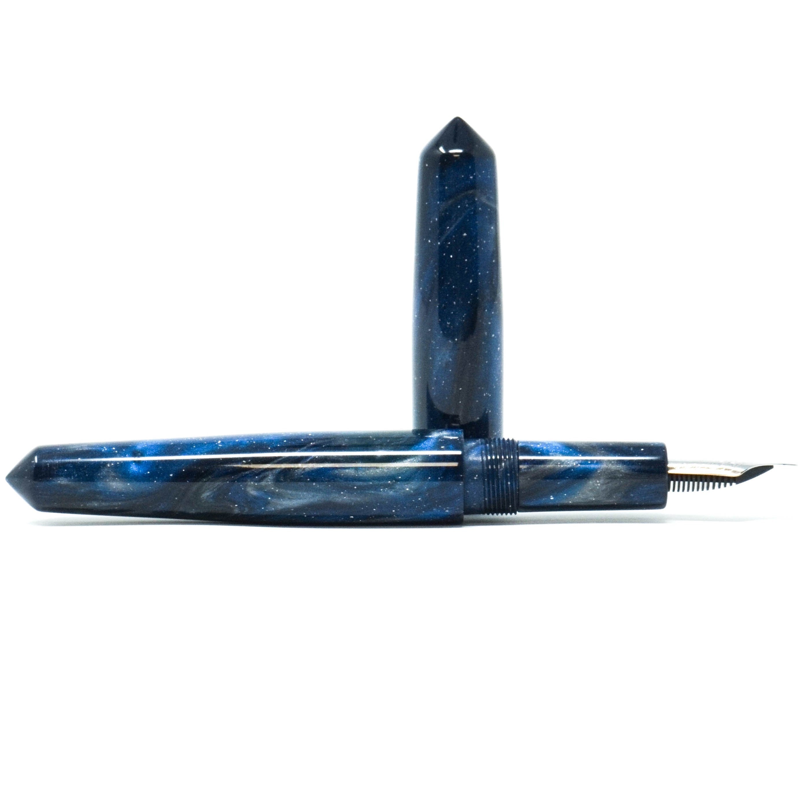 Stormy Night Sky Spreadbury Loft Bespoke Fountain Pen JoWo/Bock #6