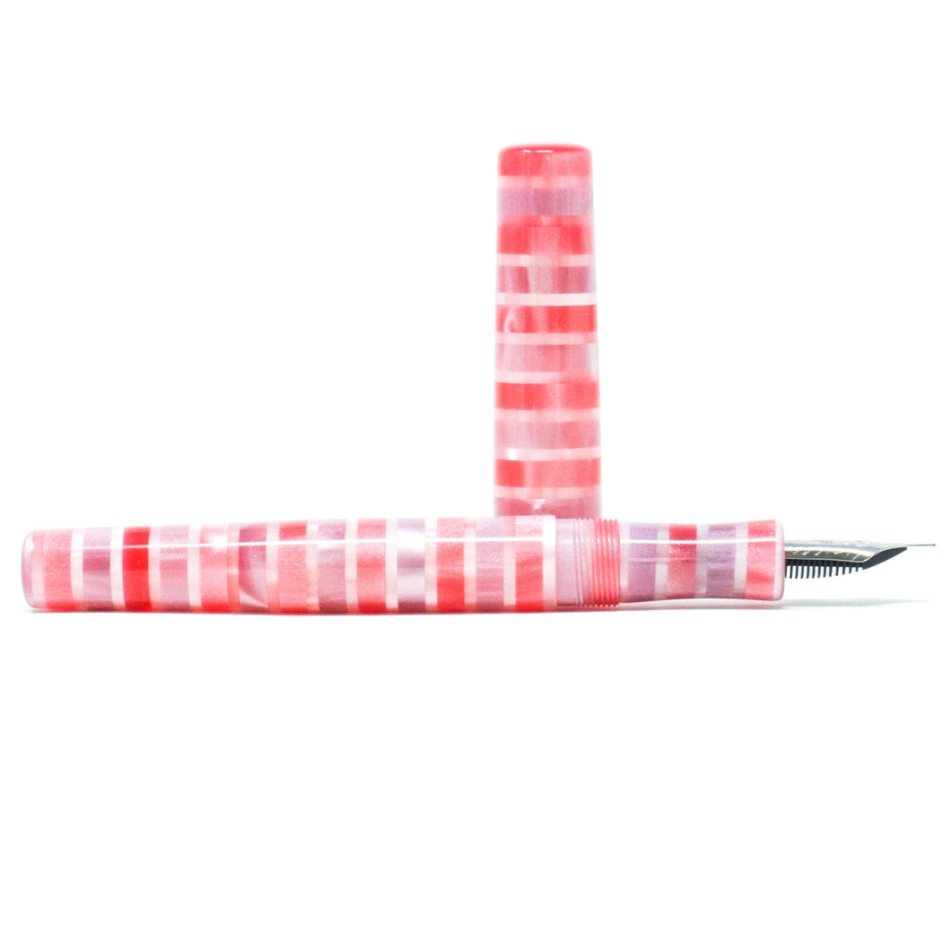Striped Candy Highworth Loft Bespoke Fountain Pen JoWo/Bock #6